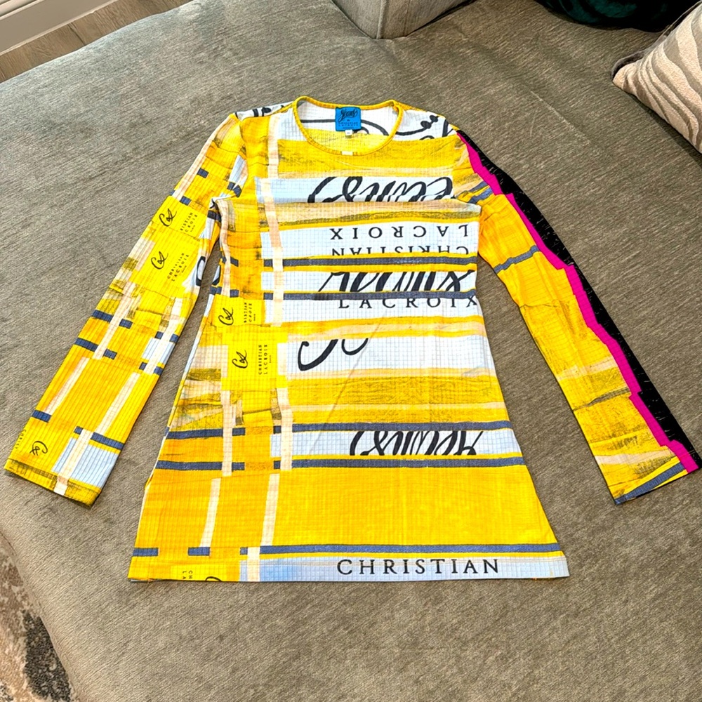 Vintage 90’s Christian LaCroix Multicolored Shirt Sz XL (fits like a small)